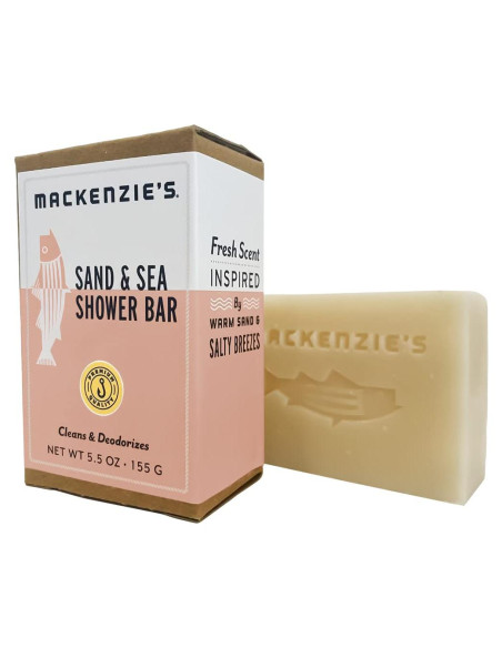 Barra de Ducha MacKenzie Arena y Mar 155.9 g - Jabón Natural