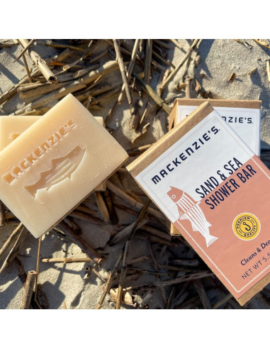 Barra de Ducha MacKenzie Arena y Mar 155.9 g - Jabón Natural