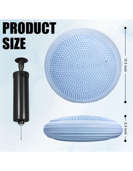 Cojín Inflable Inestable YWFYQZMH para Ejercicio y Equilibrio
