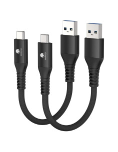 Cable de Carga USB C Conmdex 0.3m 2-Pack Carga Rápida 3.1A