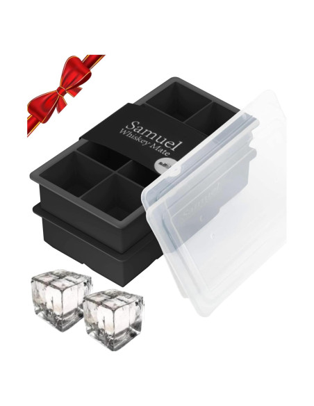 Bandeja de Hielo de Silicona Samuelworld 2-Pack 8 Cavidades