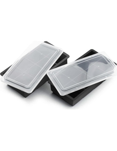Bandeja de Hielo de Silicona Samuelworld 2-Pack 8 Cavidades