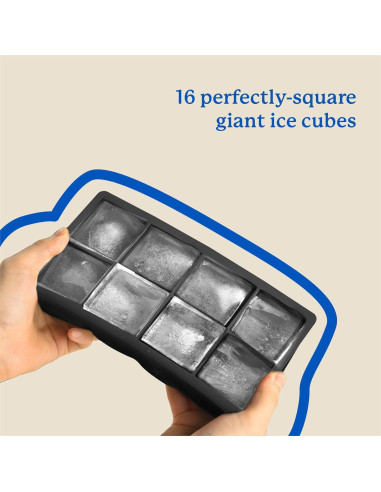 Bandeja de Hielo de Silicona Samuelworld 2-Pack 8 Cavidades