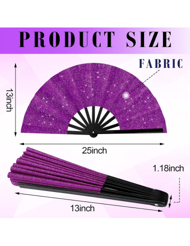 Abanicos de Aplauso Maitys 2 Pcs 64 cm Color Artístico