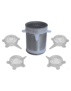 Tapas de Silicona Estirables Spoiled Pet - 4 Piezas para Latas