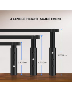 Soporte Elevador de Monitor Bracwiser Ajustable 3 Niveles 20kg 2