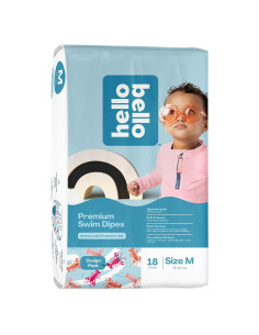 Pañales de Natación Hello Bello Medianos 18 Unidades Ecológicos