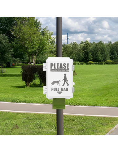 Dispensador de bolsas para excremento de perro Vanqou con 8 rollos