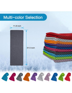 20 Toallas Enfriadoras WERBME Microfibra Multi-Deporte 2