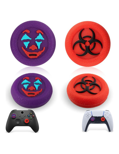 Grips de Pulgar de Silicona SoAegis para Joystick - 4 Piezas