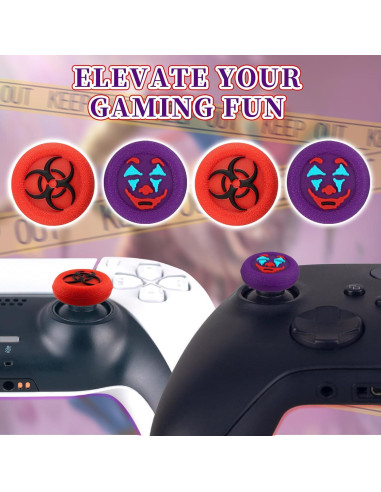 Grips de Pulgar de Silicona SoAegis para Joystick - 4 Piezas