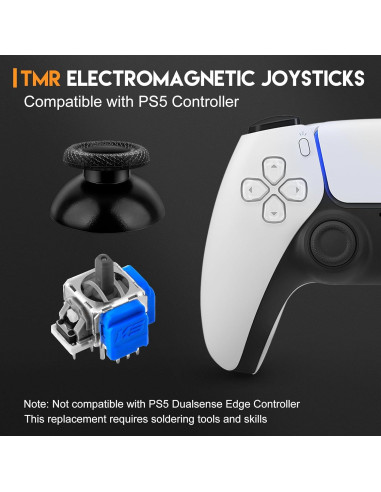 Joysticks de Reemplazo TOMSIN TMR para Controlador PS5 - Kit de 4