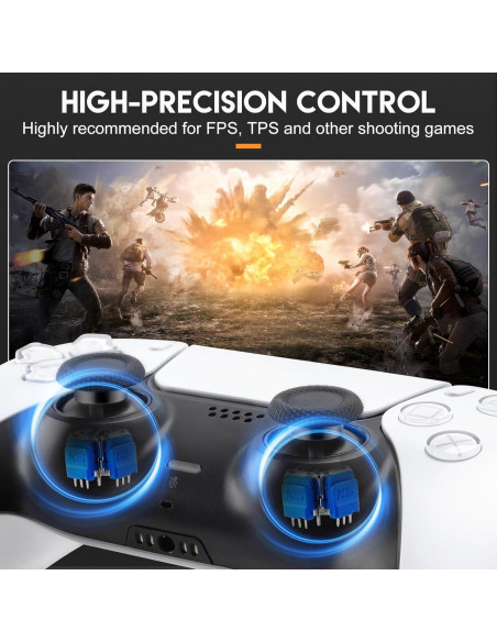 Joysticks de Reemplazo TOMSIN TMR para Controlador PS5 - Kit de 4 Joysticks de Reemplazo TOMSIN TMR para Controlador PS5 - Kit de 4