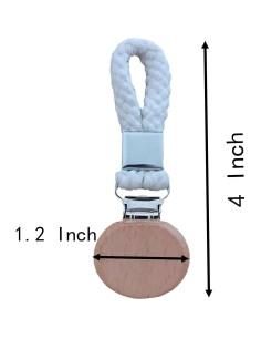 Clips Soporte Colgante YIKANGHENG para Toallas y Calcetines - 3 Pcs Blanco 2