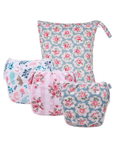 Pañales de Natación Reutilizables Babygoal - 4 Paquetes