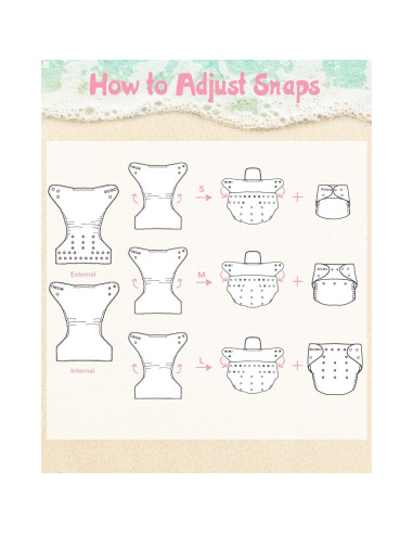 Pañales de Natación Reutilizables Babygoal - 4 Paquetes