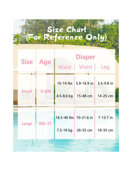 Pañales de Natación Reutilizables Babygoal - 4 Paquetes