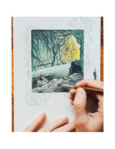 Set de Pintura Acuarela Nicpro 78PCS - 36 Colores, Pinceles y Papel