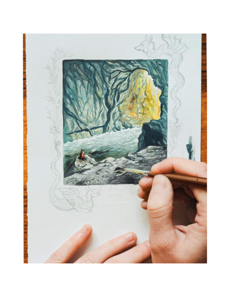 Set de Pintura Acuarela Nicpro 78PCS - 36 Colores, Pinceles y Papel