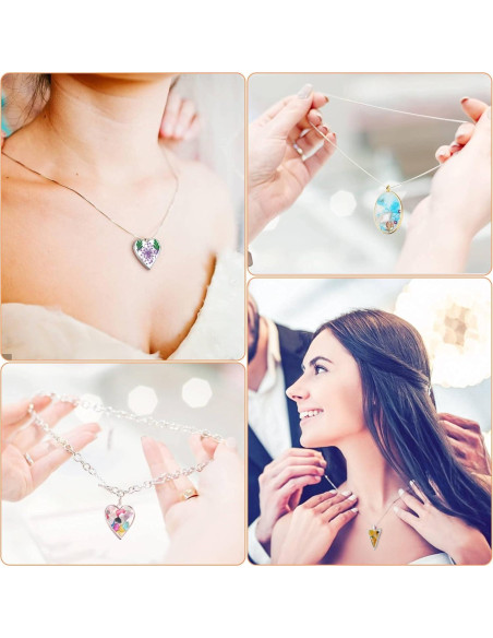 Abrazaderas Abiertas para Resina Shynek - 80 Pcs en 10 Formas