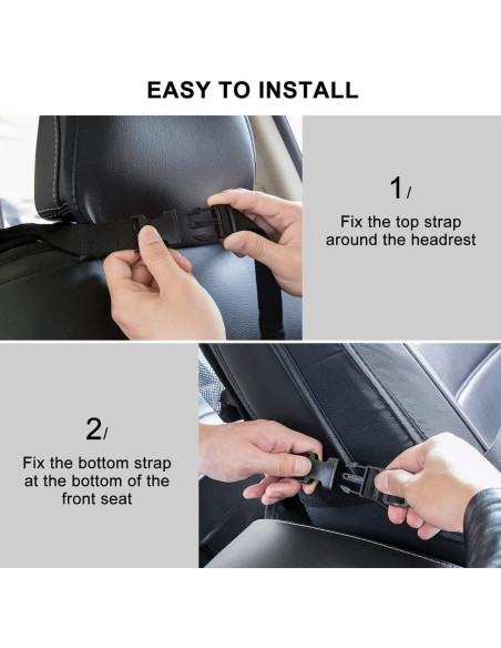 Organizador de Asiento Trasero ONE PIX para Automóviles - Negro