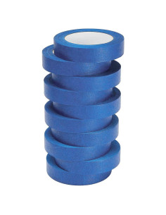 Cinta de Enmascarar Azul Lichamp 1" x 50 m - 10 Rollos