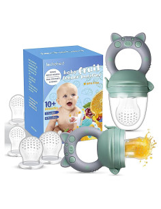 Chupete de Alimentación de Frutas Jochebed - Silicona 100% - 6 Piezas