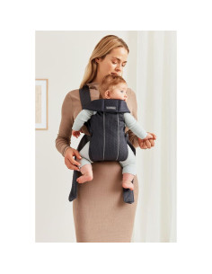 Portabebés Mini BabyBjrn Antracita Malla 3D 3-11 kg 2