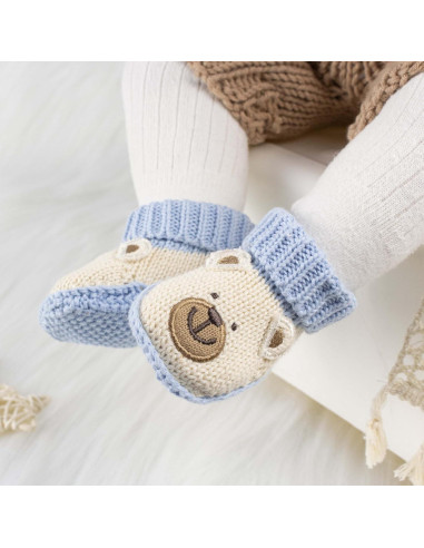 Botines para Bebés Hechos a Mano de Algodón 0-6 Meses