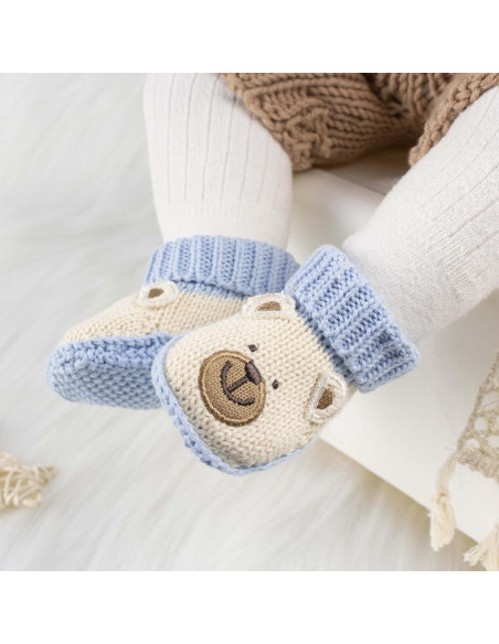 Botines para Bebés Hechos a Mano de Algodón 0-6 Meses