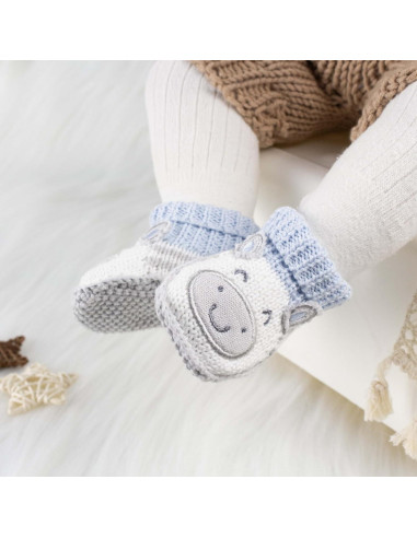 Botines para Bebés Hechos a Mano de Algodón 0-6 Meses