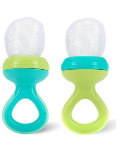 Nuby Nibbler 2pk Alimentador de Alimentos Blandos 2