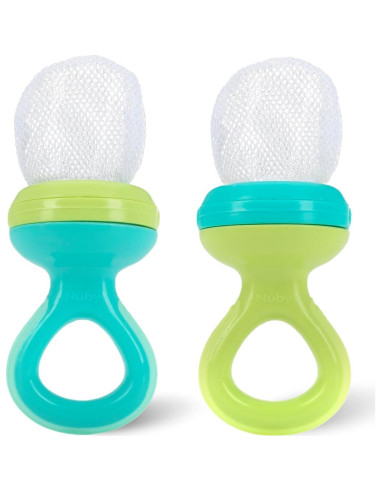 Nuby Nibbler 2pk Alimentador de Alimentos Blandos