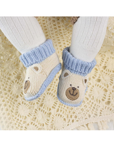Botines para Bebés Hechos a Mano de Algodón 0-6 Meses