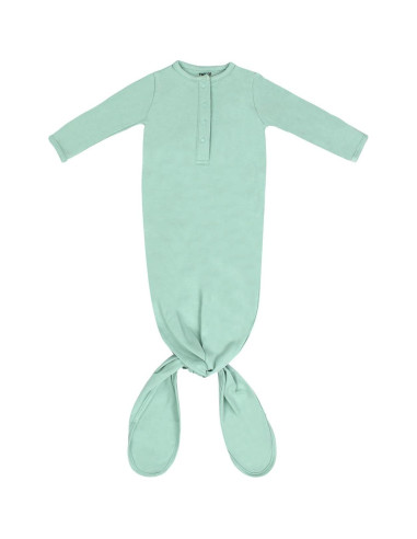 Bata Anudada para Bebé TWINOR Verde Claro con Sombrero y Diadema