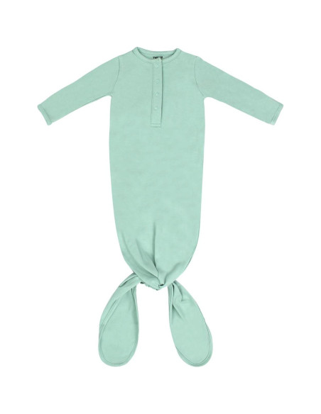 Bata Anudada para Bebé TWINOR Verde Claro con Sombrero y Diadema