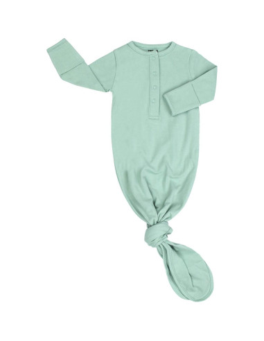 Bata Anudada para Bebé TWINOR Verde Claro con Sombrero y Diadema