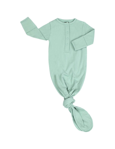 Bata Anudada para Bebé TWINOR Verde Claro con Sombrero y Diadema