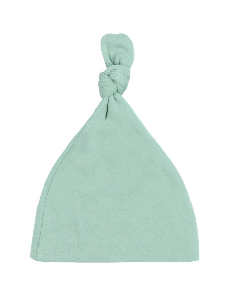 Bata Anudada para Bebé TWINOR Verde Claro con Sombrero y Diadema