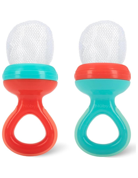 Nuby Nibbler 2pk Alimentador de Alimentos Blandos