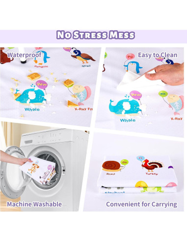 Manta Antideslizante Impermeable DFHY 152.9x152.9 cm para Bebés