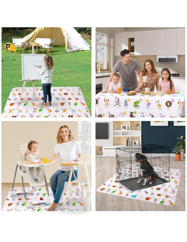 Manta Antideslizante Impermeable DFHY 152.9x152.9 cm para Bebés