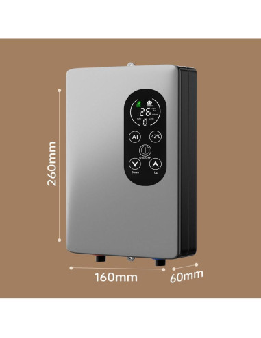 Calentador de Agua Instantáneo Eléctrico ALisasin 3500W Montado en Pared