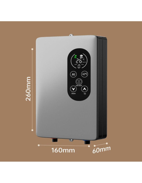 Calentador de Agua Instantáneo Eléctrico ALisasin 3500W Montado en Pared