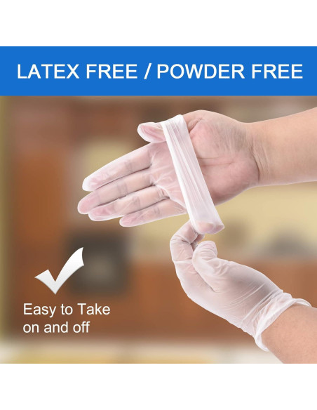 Guantes de Examen de Vinilo Schneider VMFC20, 50 Unidades, Sin Látex