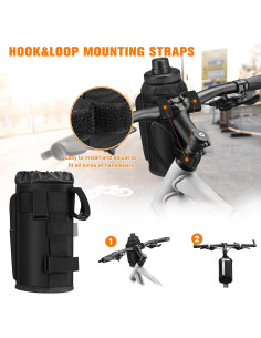 Soporte para Taza FINPAC GCAB Universal para Bicicleta - Negro 2