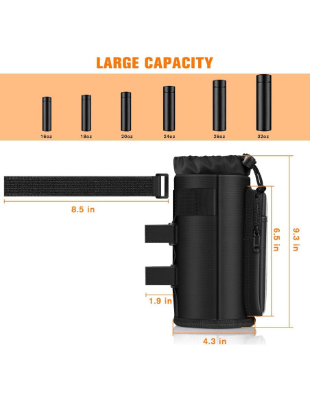 Soporte para Taza FINPAC GCAB Universal para Bicicleta - Negro