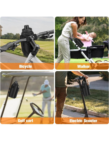 Soporte para Taza FINPAC GCAB Universal para Bicicleta - Negro