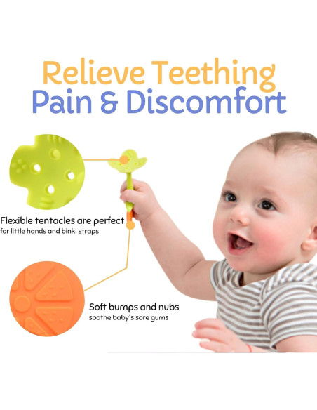 Set de Juguetes de Dentición Nearbyme para Bebés - 5 Piezas Set de Juguetes de Dentición Nearbyme para Bebés - 5 Piezas
