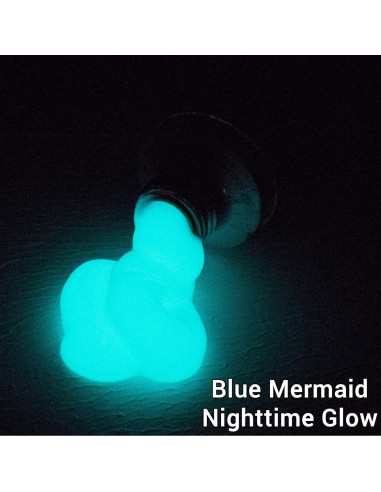 Pintura al Óleo Profesional Glow Cubed Sirena Azul 37ml Fosforescente